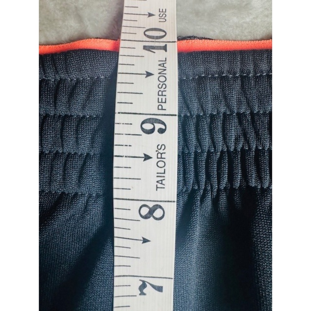 Adidas Training Pants Womens Medium Climalite Navy Blue Coral Athletic Straight - Picture 3 of 8
